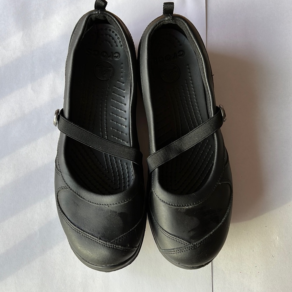 Mary Jane style Crocs, size 10